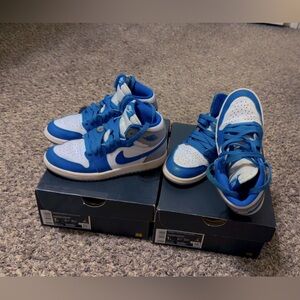 Jordan 1 Retro High OG Blue and Gray with Original Boxes PS